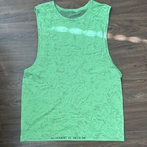 Lululemon Green Athletic Men’s Tank Top